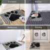 Agriism Door Mat Indoor Entrance Porch Welcome Funny Non Slip Rugs Please Remember Rottweiler Dog's House Rules Doormat Personalized Gifts Home D