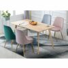 WALNUT Modern Minimalist Dining Chair Sponge Restaurant Furniture Chair Restaurant Modern China Iron Chair Wood Kitchen Rest (Color : C)