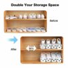 ZJDZTK Shoe Slots Organizer For Closet 20 Pack New Shoe Stackers For A Pair Of Shoes Stacker Holder For Closet Organization Four Position Adjusta