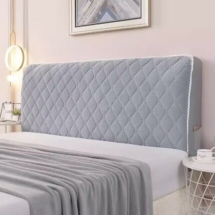 RTYHN Bed Headboard Cover, Slipcover Upholstered Headboard, Thickening Stretchy Protection Dust Cover for Double Bed/Small Double Headboard Prote