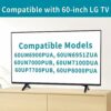 TV Stand Legs for LG Smart TV, Table Top TV Base Replacement for LG 60 Inch TV 60UP8000PUA 60UP7700PUB 60UN7000PUB 60UN6951ZUA 60UM6900PUA 60UM71