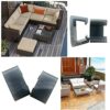 URFEDA Wicker Furniture Clips,1PCS Outdoor Wicker Furniture Connect Clamps Furniture Clips Black Alignment Clips Sofa Rattan Chair Fastners Clip