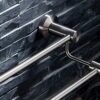 Towel Rack Towel Bar Towel Rail 304 Stainless Steel Double Lever Towel Bracket Towel Rail Wall Hanging Towel Holder for Bathroom Balcony Kitchen