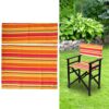 Chair Canvas Cover, 1 Set Replacement Cover Canvas Directors Seat Cloth Chair Orange Home Supplies Furniture Accessories for Household Furniture