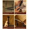 Ceiling Wine Rack Metal Iron Wine Rack Bar Special Goblet Rack Creative Display Stand Red Wine Cup Holder Retro Style Wine Rack Adjustable Height