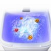 Washing Machines Portable Mini Washing Machine,Elution Integrated Blue Antibacterial Household Microwashing M(mini washing machine) (Black)
