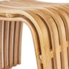 Unbekannt Schulte Natural Bamboo Bath Stool, 46 x 40.5 x 30.5 cm