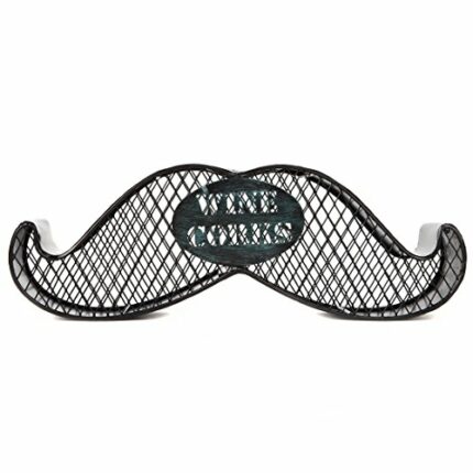 Home-X Mustache Shaped Wine Cork Holder