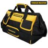 Tool Bag 16" Inch Heavy Duty Large Nylon Smart Tool Storage Bag Organiser 8 Outer & 19 Inner Side Pockets with Removeable/Adjustable Shoulder Str