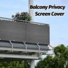 WMLBK Balcony Privacy Protective Screens, 0.9x5M Wide Privacy Netting Garden Screening Covers with UV Protection for Small Swimming Pools Gardens