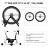 UNISKY Turbo Trainer Bike Trainer Stand Indoor Magnetic Bicycle Training Stand Quick Release Riding Stand for Mountain & Road Bike