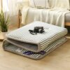 UE-MAOLU Full Size Futon Mattress Floor Mattresses, Japanese Tatami Mat Sleeping Pad For Mattresses Toppers Twin Full Queen King Size Bed,Roll Up