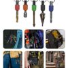 VVGAOGES 5PCS 1/4 inch Hex Shank Aluminum Alloy Screwdriver Bits Holder,Drill Bit Holder,Quick Release Drill Screw Adapter for Most Electric, Han