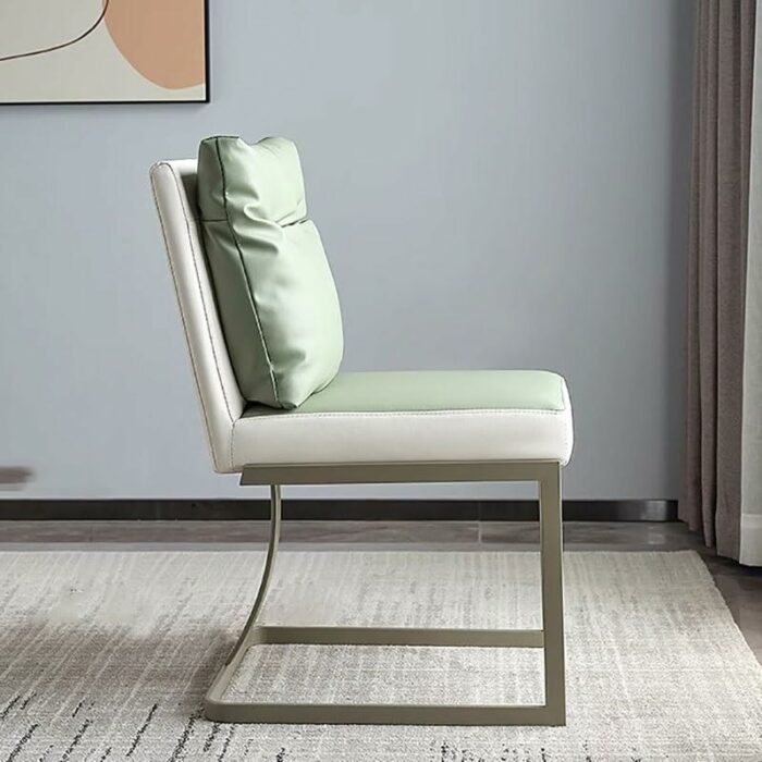 LXXSH Metal Dining Chair Kitchen Hotel Home Lounge Chair Bedroom Design Desk Adults Household Items