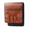 Storage Bag 5 Pockets Home Sofa Side Remote Control Hanging Non Slip Chair PU Leather Arm Rest Couch Magazine Space Saving Organizer Practical(Da