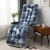 widesmile Sun Lounger Cushions Only Lounge Chair Cushions Thick Pad Rattan Replacement Garden Recliner Relaxer Chair Cushion for Indoor Outdoor (