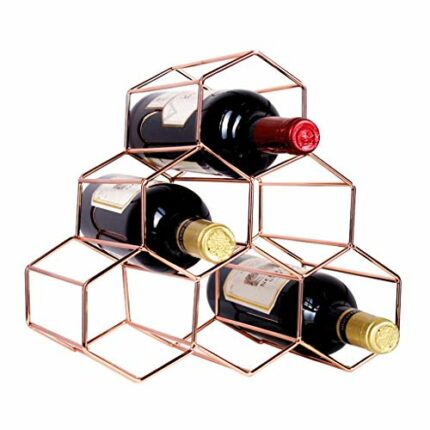 EYLINK Wine Racks,Living Room Wine Cabinet Study Decorations Stainless Steel