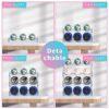 ALKNOT Water Bottle Organizer for Cabinet, 4 Pack Stackable Clear Plastic Water Bottle Holder,Wine Rack/Drink Bottle Storage Stand for Refrigerat