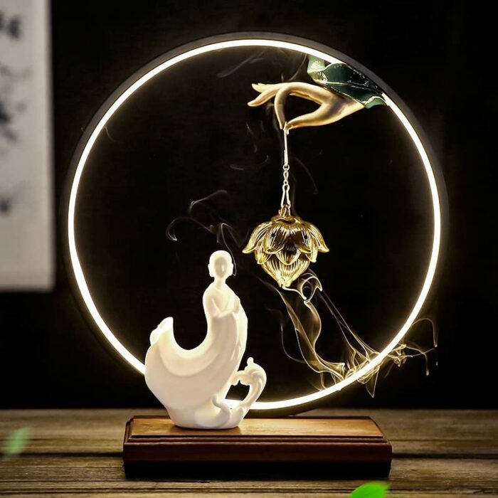 DLOETT Reverse Flow Incense Hand Hanging Furnace Decoration Household Aromatherapy Furnace Reverse Flow Incense Burner