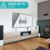 TV Wall Bracket for 14-42" Screens Ultra Slim TV Bracket with Spirit Level Large Flat TV Wall Mount Fixed Tv Bracket 42 Inch Max Vesa: 200x200m-3