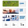 Car Refrigerator 9L, 12/24V DC and 220 AC Portable Mini Fridges, -20? to 20 ? Electric Cool Box, Compressor Refrigerator for Truck, RV, Boat, Cam