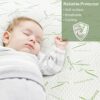 Twin XL Waterproof Mattress Protector, Cooling and Breathable Rayon Made from Bamboo College Dorm Mattress Pad Cover, Deep Pocket Bed Cover-Stret