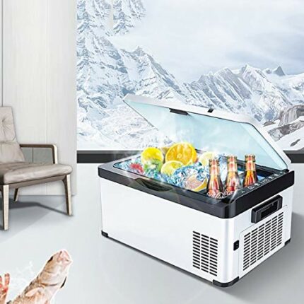 SDFGH 20/26/30L AC/DC12V24VCar Refrigerator Car Freezer Portable Mini Fridge Camping Car Refrigerator Car Fridge Picnic Cooler Box (Color : 20lit