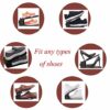 Bayou Shoe Slots, 8 PCS Shoes Slots Organizer, 4-Level Adjustable Shoe Stacker, Upgraded Shoe Space Saver, 50% Space-Saving Shoe Holders.