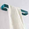 Bathroom Towel Shelf Self Adhesive No Drill Towel Holder Wall Mounted Towel Rack Anti-rust Space Aluminum For Bathroom Toilet,blue,60cm
