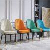 dining chair Kitchen Dining Room Furniture Chairs Dining Chairs Set Of 4 Kitchen Living Room Chairs Modern Leather High Back Soft Seat Lounge Cha