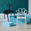 WALNUT Creative Plastic Chairs Dining Chairs for Dining Rooms Modern Cafe Furniture Living Room Computer Kitchen Dining Chair (Color : F)