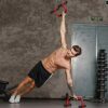 DLOETT Push Up Bars Strength Training, Home Workout Equipment Pushup Handle with Foam Grip and Non-Slip Sturdy Structure Pushup Stands