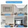 TV Wall Bracket FORGING MOUNT Ultra Slim Fixed TV Bracket TV Wall Mount for Most LED LCD Plasma Flat Curved 32-65 inch TVs up to 60kg Heavy Duty