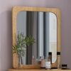 BVDSG Solid Wood Dressing Table Small Apartment Minimalist Dresser for Bedroom Single Dressing Table Storage Cabinet