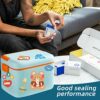 ZAUNCO Household Medicine Storage Box, Fold 2-Layer First Aid Box， Portable Medicine Container Box, large medicine chest for Home, School, with 1