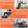 Elliptical Machines for Home Use Seated Elliptical Under Desk Elliptical Ellipse Leg Exerciser Exerciser for Seniors Portable Elliptical