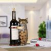 TFIIEXFL Holder Shelf Metal Sculpture Practical Sculpture Wine Stand Home Decoration Interior Crafts
