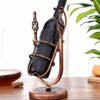 DLOETT Creative Metal Wine Rack Creative Swing Small Wine Rack Bar Stand Display Stand Bracket Decoration
