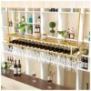 Ceiling Stylish Simplicity Wine Racks Creative Display Storage Racks Stylish Simplicity Ornaments Bottle Rack Adjustable Height Restaurant Bar Fl