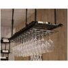 Ceiling Stylish Simplicity Wine Racks Stylish Simplicity Industrial Retro Home Goblet Racks Decoration Bottle Racks Adjustable Height Bar Floats