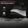 widesmile Garden Parasol Cover Large Outdoor Cantilever Parasol Cover Waterproof 420D Oxford Fabric Patio Umbrella Cover Heavy Duty with Zip and