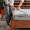 Tempur-Pedic TEMPUR-Protect Waterproof Mattress Protector, Fabric, White, Full