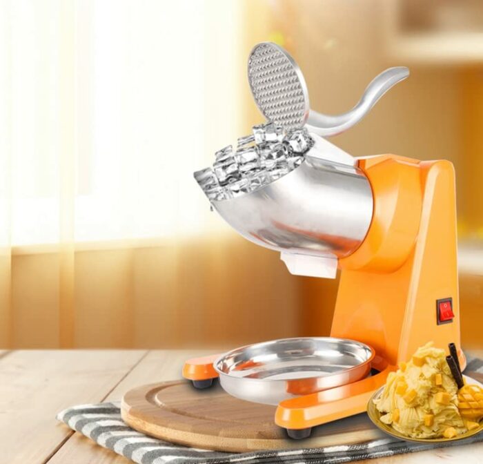 n/a Stainless Steel Electric Ice Crusher Double Blade Smoothie Slush Block Breaking Maker Snow Cone Grinder