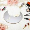 Veemoon Chic Moon Shape Acrylic Mirror Ornament Kids Room Wall Mirror Pendant Cartoon Shape Acrylic Mirror