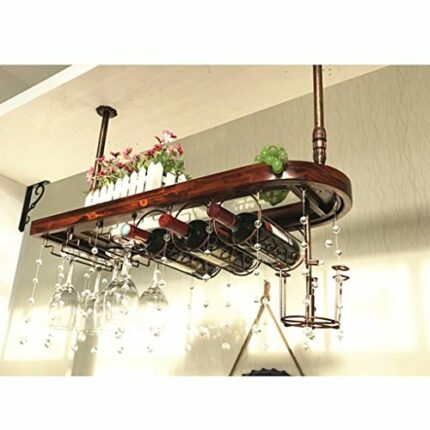 Bar Wine Rack Solid Wood Stylish Simplicity Down Wine Rack Vintage Wine Rack Creative Ornaments Display Rack Wine Racks Multi-Function Storage Wi
