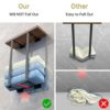 Bathroom Towel Rack with Wooden Shelf,Wall Mounted Metal Towel Holder Towel Storage Rack for Folding Large/Small Towels,Towel Racks for Bathroom,