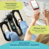 Cubii Move, Under Desk Elliptical, Bike Pedal Exerciser, Seated Elliptical, Work from Home Fitness, Mini Elliptical Machines for Home Use, Exerci