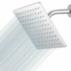 Voolan 10" High Pressure Rain Shower Head, Square Shower Heads Made from 304 Stainless Steel Material, Comfortable Shower Experience Even at Low