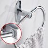 Towel Ring without Drilling, Towel Holder, Round, Stainless Steel Towel Holder, Bathroom, Patented Adhesive, Self-Adhesive Towel Hook