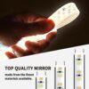 600X600mm Round Illuminated LED Light Bathroom Mirror Backlit with Sensor Touch Control,Dustproof Anti-Fog, 3 Colors, Warm White/Neutral/Cool Whi
